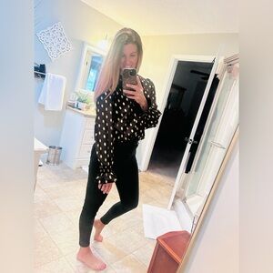 SHEIN NWOT holiday blouse